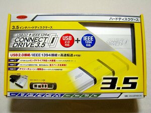 【中古】corega USB2.0 IEEE1394接続 3.5インチ外付けIDEHDDケース CG-U2FHDC35