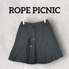 ROPE PICNIC ミニスカート プリーツスカート (36) ブラック