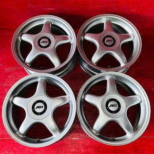 O.Z BORBET/ボルベット、ABT/アプト 、17×7.5J PCD100 H4 ハブ径約60mm傷汚れあり4本セット