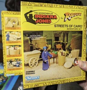 オールド ケナー インディアナ ジョーンズ ストリート オブ カイロ Old kenner ROTLA INDIE JONES STREETS OF CAIRO ADVENTURE SET