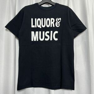 □/number (n)ine/ナンバーナイン/サイズ２/Ｓ/ブラック/黒/Ｔシャツ/LIQUOR＆MUSIC/メンズ/レディース/シンプル/