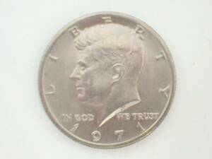 ケネディコイン HALF DOLLAR 1971年 約11.0g 50セント硬貨 /K711-2