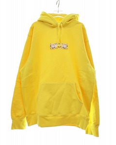 シュプリーム SUPREME 19AW BANDANA BOX LOGO HOODED SWEATSHIRT YELLOW XL バンダナ ボックス ロゴ フーデッド スウェット パーカー イエ