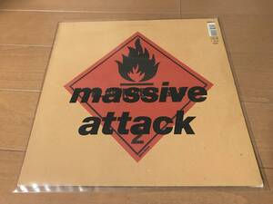 UK LP MASSIVE ATTACK BLUE LINES WBRLP1