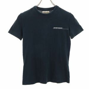 エンポリオアルマーニ 日本製 半袖 Tシャツ S 黒 Emporio Armani レディース