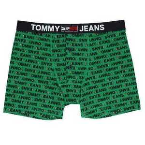 TOMMY HILFIGER トミーヒルフィガー TOMMY JEANS トミージーンズ オーガニックコットン 前開き ボクサーパンツ メンズ 53312400 グリーン M