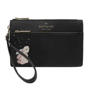 ケイトスペード ポーチ マルチケース kate spade ブン ブン バニー ストラップ付 ミディアム リストレット KA611 001 レディース 