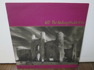 UK-original 初回ザラ紙ジャケット MAT:4U/7U The Unforgettable Fire (analog) U2 アナログレコード vinyl U25