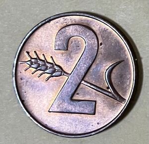 スイス　2ラッペン　1970年　外国コイン　アンティーク　古銭　外国銭　スイスコイン