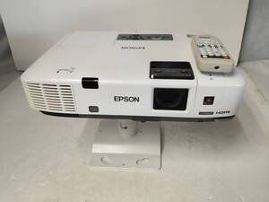 240806-1 動作確認済み ！EPSON エプソン プロジェクター EB-1925W 取付金具付 ELPMB23 ランプ点灯時間 442H/283H