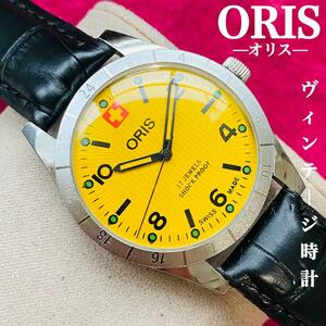 ORIS/オリス★【整備済み】超美品・稼働品/ヴィンテージ/スイス/ 17J/メンズ腕時計/アンティーク/機械式手巻き/アナログ/革ベルト728