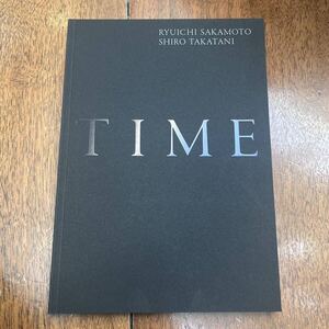 坂本龍一 高谷史郎 TIME 公演パンフレットBrochure (design南琢也) 田中泯 12