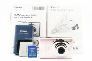 ☆ジャンク【Canon】IXY DIGITAL 20 IS　ピンク キャノン キヤノン 管理番号 : 4171