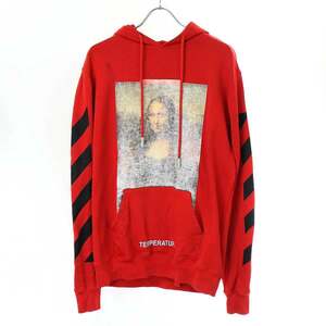 OFF-WHITE オフホワイト 18SS DIAG MONALISA HOODIE モナリザフォトプリントプルオーバーパーカー ITBHR1W2RPOW