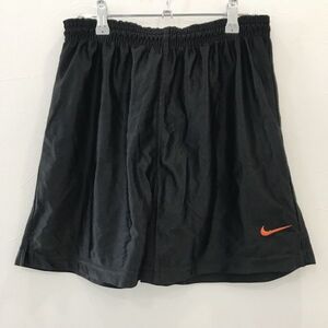 LV2233 NIKE ナイキチーム ハーパン スウッシュ オレンジロゴ ブラック M