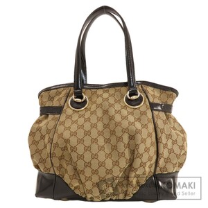 GUCCI グッチ 203529 GG柄 トートバッグ キャンバス レディース 中古