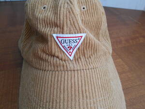 GUESS ゲス　コーデュロイキャップ★帽子