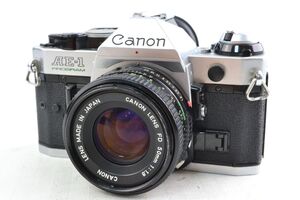 ★実用美品★CANON キヤノン AE-1 PROGRAM ボディ New FD 50mm F1.8 鳴き無し★#15476