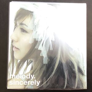 【中古・CD・アルバム】melody. - Sincerely 三方背スリーブデジパック仕様 2004.1.21 TFCC-86145