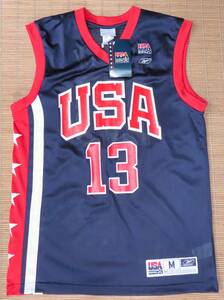 正規品 NBAドリームチーム 2004アテネ オリンピック/五輪 アメリカ USA代表#13 ティム・ダンカン(スパーズ)ロード用 ジャージ/ユニフォーム