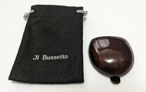 ■イル ブセット 小銭入れ コインケースレザー ボルドー 保存袋付き 財布 Il Bussetto■