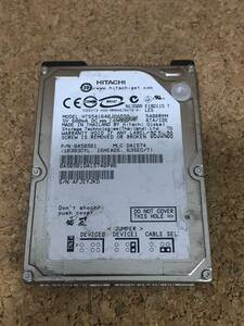 A12184)2.5インチ IDE Hitachi HTS541640J9AT00 20GB 0Hr 中古動作品