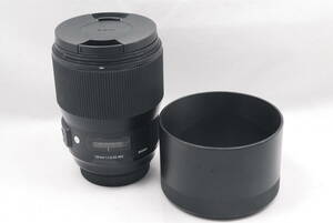 ★良品★即決 売切 シグマ SIGMA Art 135ｍｍ F1.8 DG HSM 017 キヤノンEF用（R6-369)