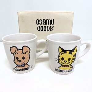 osamu GOODS オサムグッズ ペアマグカップ 犬猫 2個セット ペアカップ ドッグ・キャット コップ フェイスデザイン○P