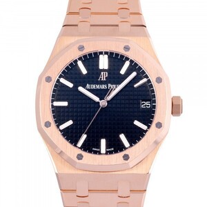 オーデマ・ピゲ AUDEMARS PIGUET ロイヤルオーク 15500OR.OO.1220OR.01 ブラック文字盤 中古 腕時計 メンズ