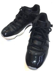 NIKE20 ナイキ 22 AV2187-001 AIR JORDAN 11 RETRO LOW エアジョーダン 11 レトロ ロー スニーカー 29cm 72-10 BLACK/GYM RED-WJITE-SAIL