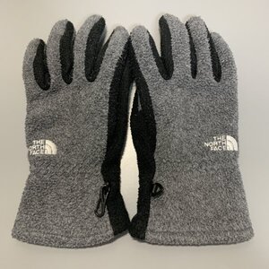 1円〜　THE NORTH FACE　ザノースフェイス　グローブ　グレー　M　ポリエステル　C3185