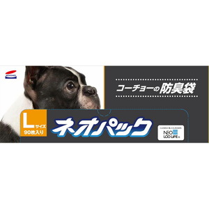 （まとめ買い）コーチョー ネオパック Lサイズ 90枚 ペット用品 〔×3〕