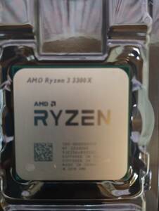 【中古 美品 動作品】AMD　Ryzen 3 3300X BOX　クーラー未使用　