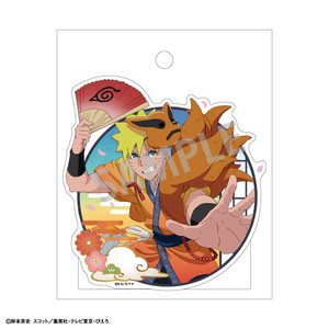 【新品/公式】NARUTO ダイカットステッカー うずまきナルト 舞踊 公式グッズ colleize