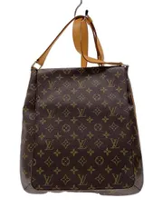 LOUIS VUITTON ミュゼット_モノグラム・キャンバス_BRW PVC ブラウン