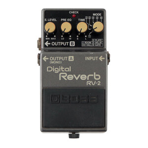 【中古】 リバーブ エフェクター BOSS RV-2 Digital Reverb ギターエフェクター