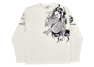 TEDMAN　ロングTシャツ　OFF-WHITE　40サイズ　試作品　ちょっと難あり　TDLS-318