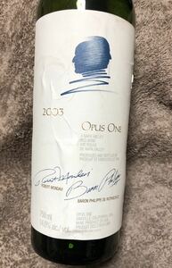  Opus One 空瓶 2003年 1本
