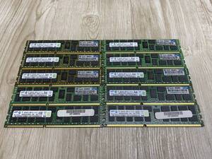 *8619-0613 ☆10枚SET/在庫＠15☆ SAMSUNG 2Rx4 PC3-10600R ( 8GB ) メモリ RAM ECC Registered DIMM 発送サイズ:A