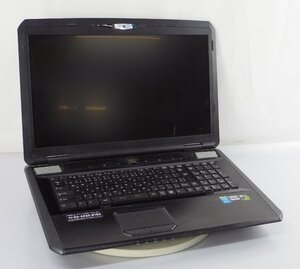 ジャンク品 ドスパラ GALLERIA QF980HG/Core i7 4810MQ/16GB/HDD無/17.3インチ/GTX980M ノート PC R122602K