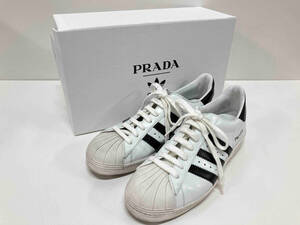 adidas×PRADA アディダス×プラダ SUPERSTAR FW6680 スニーカー メンズ 27.0cm ホワイト×ブラック イタリア製 箱あり