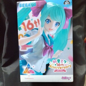 即決★ 初音ミク Luminasta 16th anniversary フィギュア KEI ver. 全１種 新品未開封 送600〜