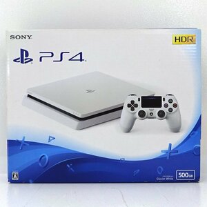 ★中古★【タバコ臭有】SONY PlayStation4 グレイシャー・ホワイト 500GB CUH-2100A (PS4/プレステ/プレイステーション/1円～)★【GM634】