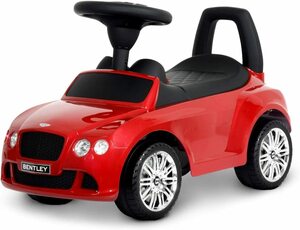 希少 乗用玩具 ベントレー Bentley 乗って遊べるおもちゃ クラクション音 ミュージック 新品 ミニカー キッズ用 子供用 赤 レッド