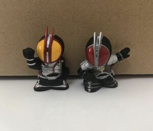 指人形 仮面ライダーファイズ ノーマルフォーム アクセルフォーム ミニソフビ 仮面ライダーキッズ