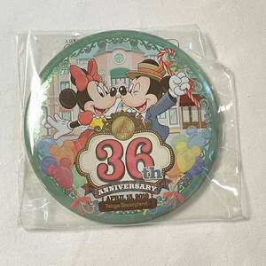 ディズニーランド36周年　記念缶バッジ　ミッキー　ミニー 缶バッジ