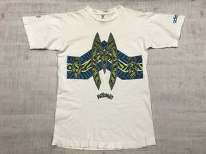 USA製 アディダス adidas 万国旗タグ 90s ムトンボ MUTOMBO 半袖Tシャツ メンズ オールド バスケットボール ストリート S 白