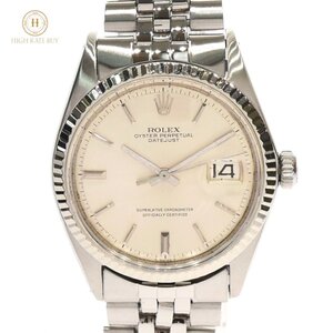 1円スタート 極美品 稼働品 ROLEX ロレックス デイトジャスト 1601 20番 K18WG ホワイトゴールド SS 自動巻き シルバー文字盤 メンズ