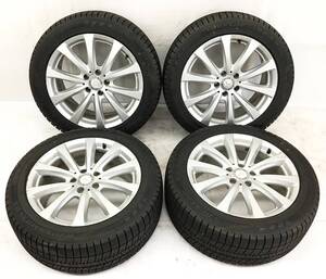 4本セット ベンツ純正 18インチ 22年製 スタッドレス WINTER MAXX03 255/45R18 ホイール 8.5J×18H2 112 5H 43/Sクラス W221 S550