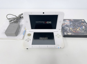 100円～◎NINTENDO ニンテンドー 3DSLL 本体 SPR-001 ホワイト 3DS LL 3DSソフト ACアダプター 付き 【動作確認/初期化済み】 